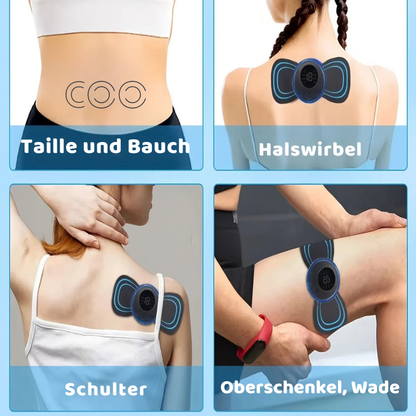 Wiederaufladbares EMS-Massagekissen für Nacken und Schultern