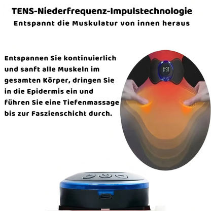 Wiederaufladbares EMS-Massagekissen für Nacken und Schultern