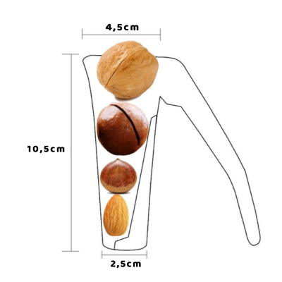 Premium Nussknacker – Müheloses Öffnen von Walnüssen & Maronen