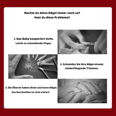 Intelligenter elektrischer Nagelknipser mit Anti-Splitter-System