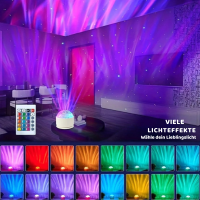 LED Galaxis Projektor mit Fernbedienung – Atmosphärenlicht
