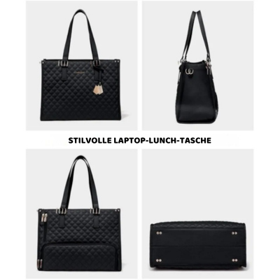 2-in-1 Lunch Tasche mit Laptopfach – Stilvoll & Praktisch