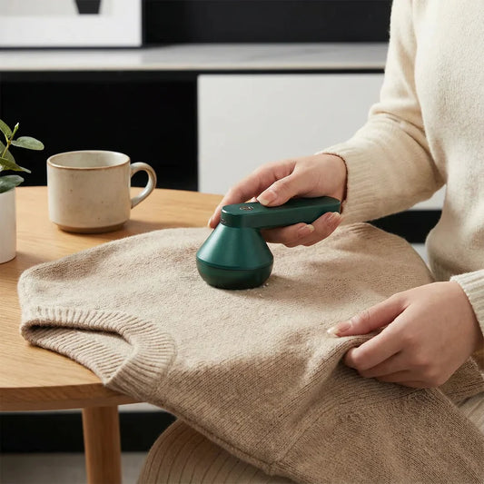 Verleihe deiner Kleidung im Handumdrehen ein frisches, gepflegtes Aussehen. Dieser elektrische Fusselentferner entfernt zuverlässig Fussel.