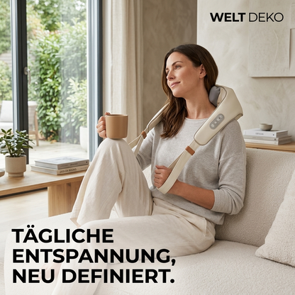Kabelloses Nacken- & Schultermassagegerät mit Wärmefunktion