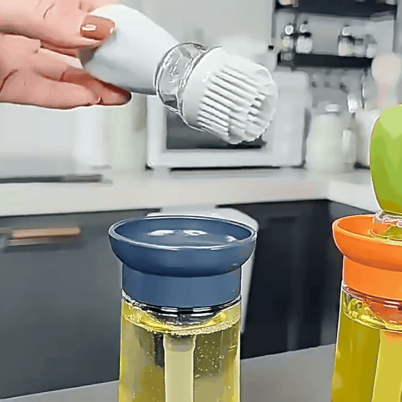 Silikon-Ölspenderflasche mit Grillpinsel