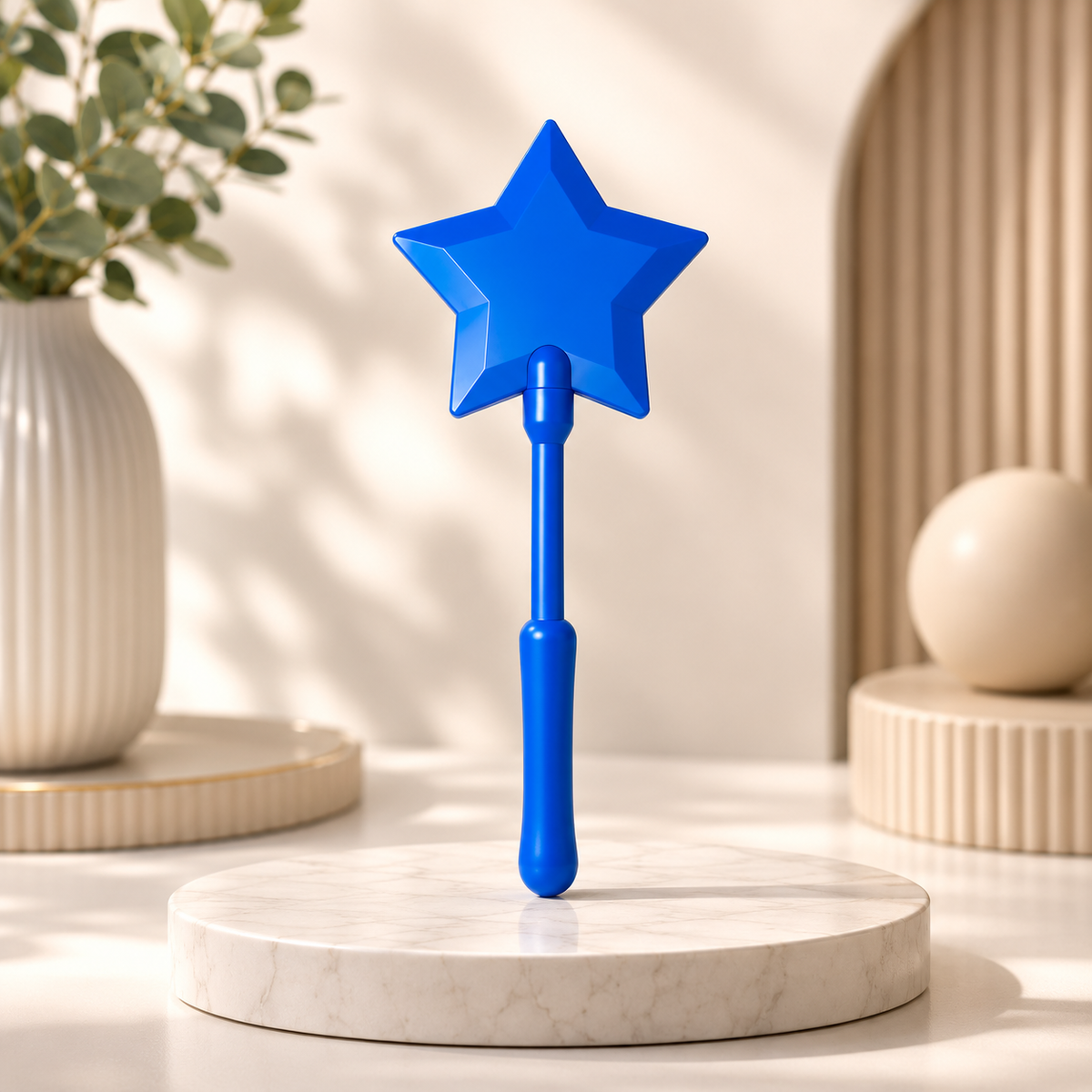 Blauer Sternenstab mit modernem Design – ideal für Rollenspiele, Partys, Kostüme und fantasievolle Abenteuer.
