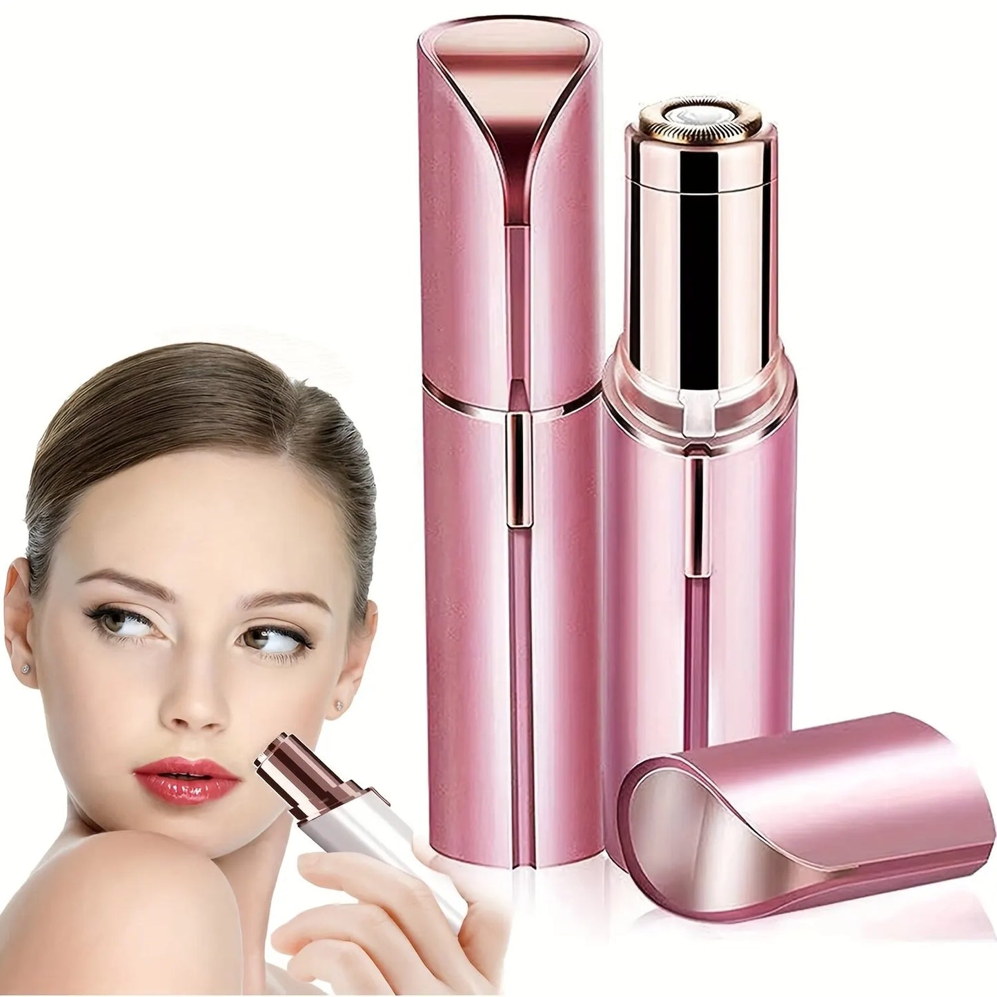 Präziser Elektrischer Gesichtshaarentferner im Lippenstift-Design