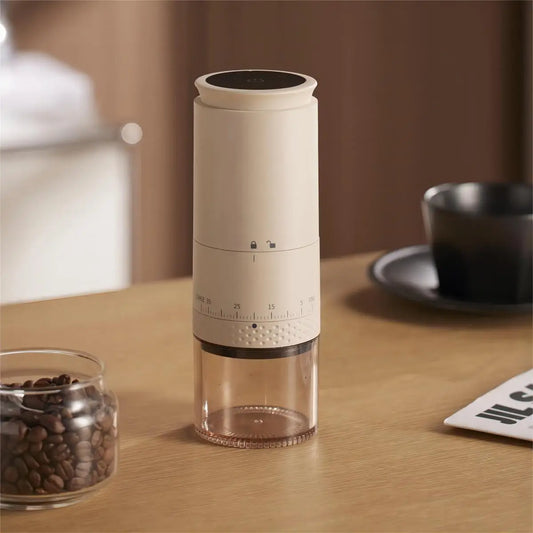 Elektrische Kaffeemühle mit USB – Frischer Kaffee überall