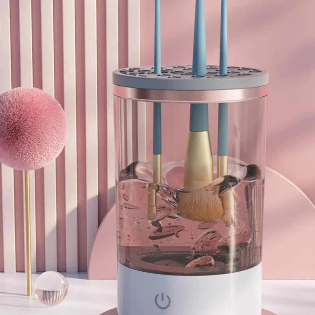 Elektrischer Make-up Pinselreiniger mit Rotation & USB