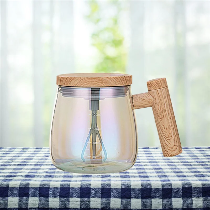 Selbstumrührender Kaffeebecher 400 ml – Elektrischer Rührbecher