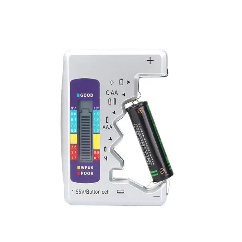 Digitaler Batterietester mit LCD – Schnell & Präzise