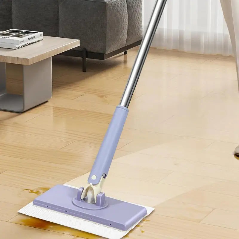 Flacher Bodenwischer mit Wechselbezug für Nass & Trocken