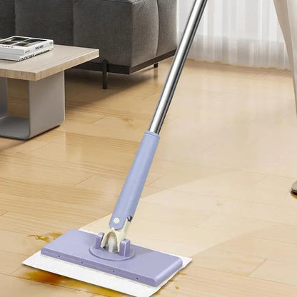 Flacher Bodenwischer mit Wechselbezug für Nass & Trocken