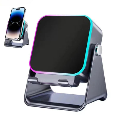 2in1 Bluetooth Lautsprecher mit LED & Smartphone Halter