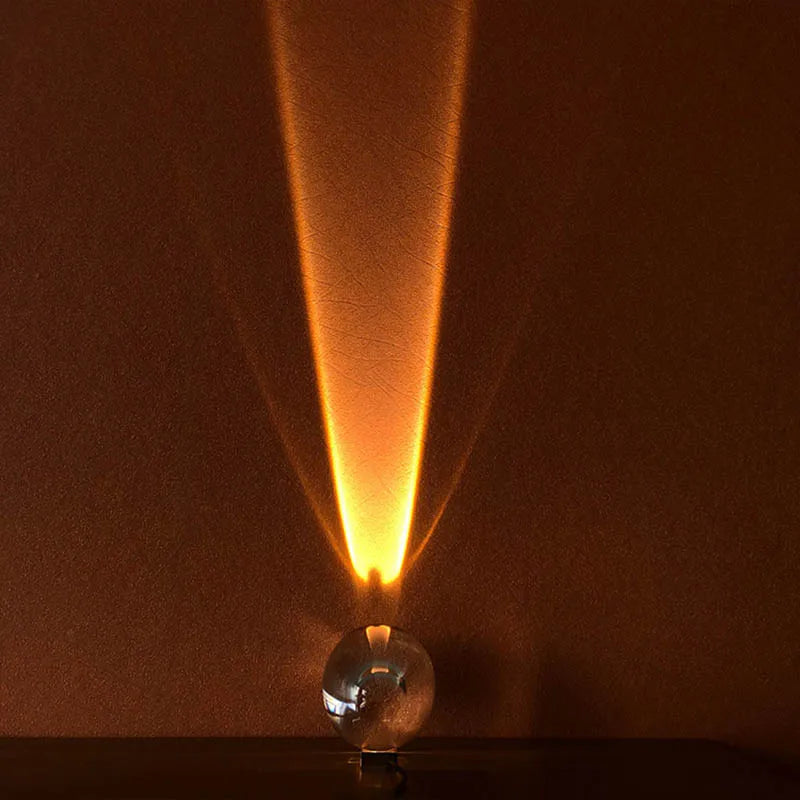LED Kristall Sonnenuntergang Lampe– Moderne Ambientebeleuchtung