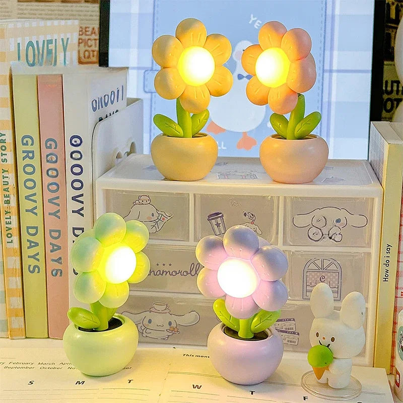 Magische LED Blumenlampe – Sanftes Licht für dein Zuhause