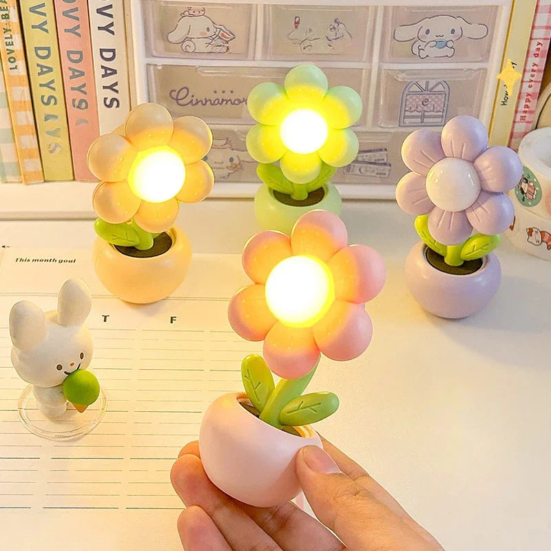 Magische LED Blumenlampe – Sanftes Licht für dein Zuhause