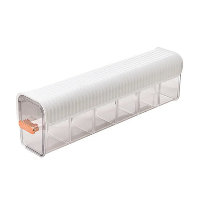 Schubladen-Unterwäsche-Organizer-Box mit Deckel und Auszug