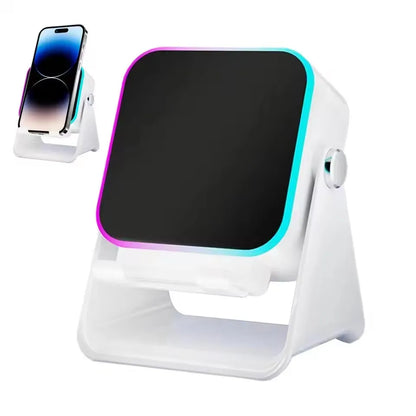 2in1 Bluetooth Lautsprecher mit LED & Smartphone Halter