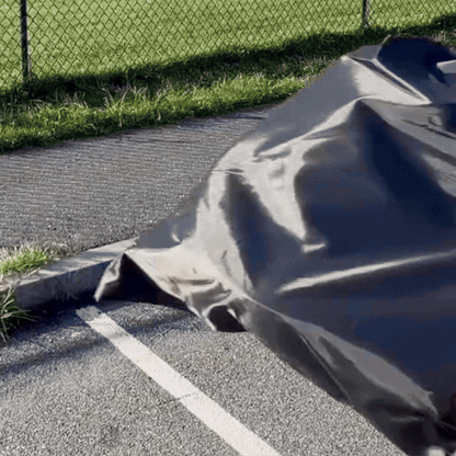 Tragbare faltbare Campingtoilette mit Deckel & Aufbewahrungstasche