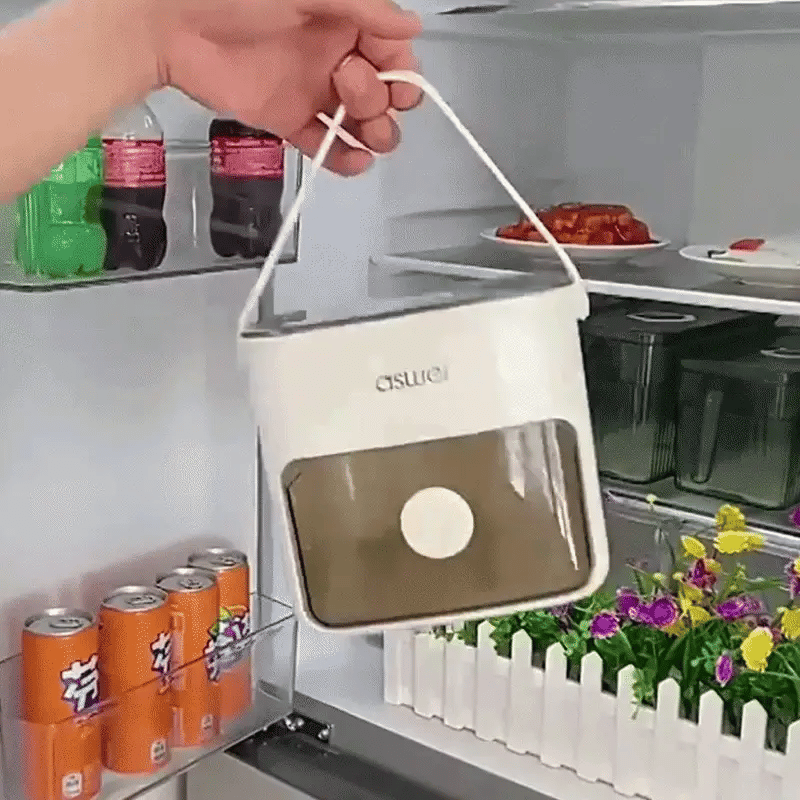 One-Press Eiswürfelform mit Box & Zange – 48 Fächer Komfort