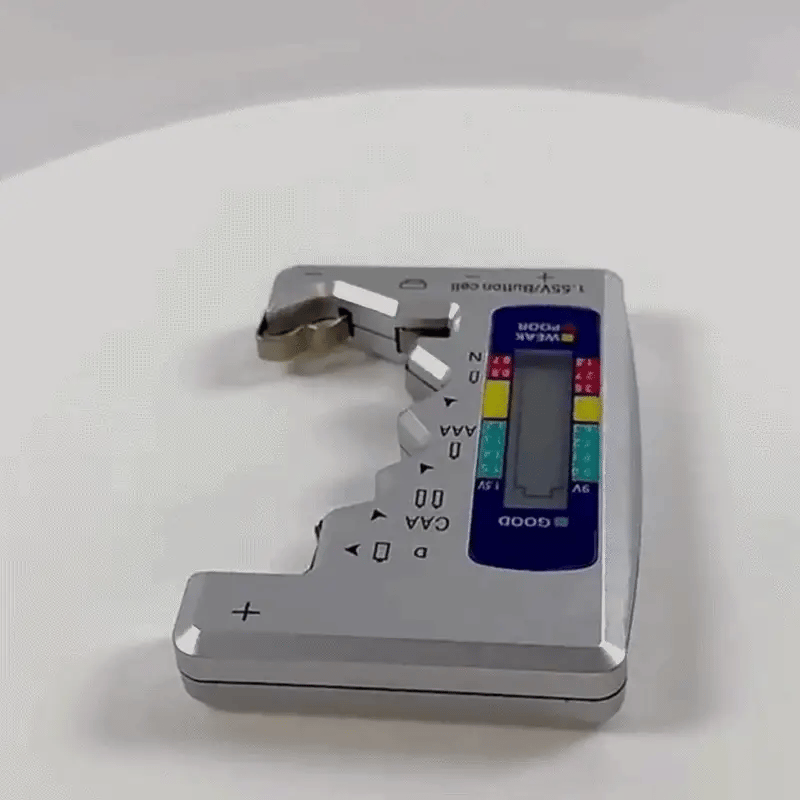Digitaler Batterietester mit LCD – Schnell & Präzise