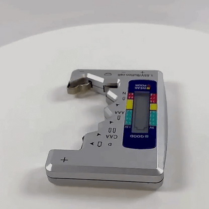 Digitaler Batterietester mit LCD – Schnell & Präzise