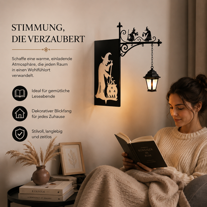 Vintage LED Bibliothekslampe sorgt für warmes Licht und eine gemütliche Atmosphäre in der Leseecke.