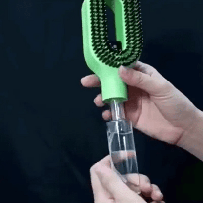 2-in-1 Haarkamm mit Sprühflasche für Nass- und Trockenstyling