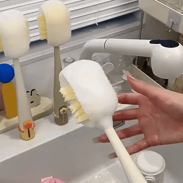 Multifunktionale Flaschenbürste für gründliche Reinigung