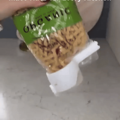 Cleverer Beutelclip mit Ausgießer für deine Küche