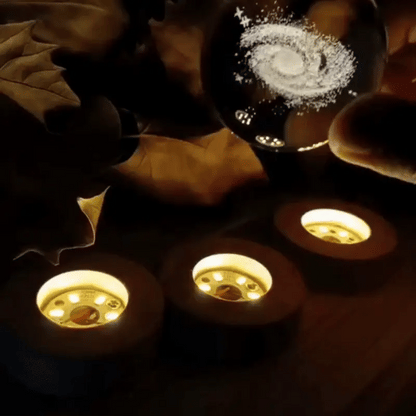 Galaxy Kristallkugel LED Lampe – Stilvolles Nachtlicht