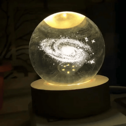 Galaxy Kristallkugel LED Lampe – Stilvolles Nachtlicht