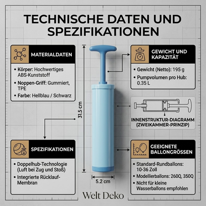 Platzsparende Vakuum Pumpe für Kleider & Aufbewahrung