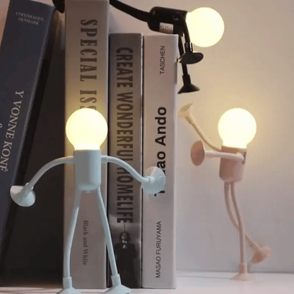 Flexible LED-Nachtleuchte in Humanoidform – Kreative Schreibtischlampe