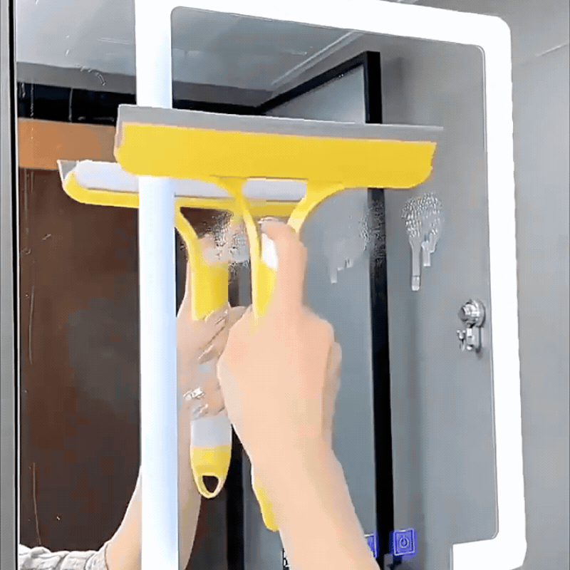 Multifunktionaler Fensterwischer mit Sprühfunktion