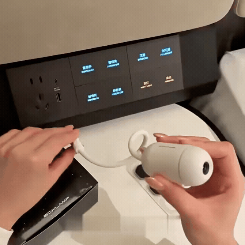 2-in-1 Galaxy-Projektionslampe – USB Nachtlicht mit 360° Projektion