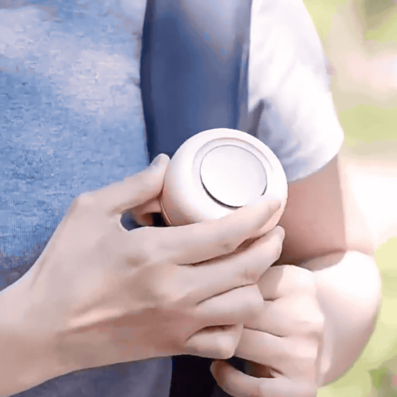 Tragbarer USB-C Clip-Ventilator – 360° drehbar