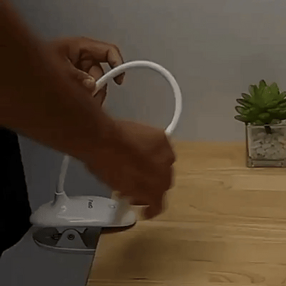 Flexible LED-Klemmleuchte – Dimmbar per Touch & Wiederaufladbar