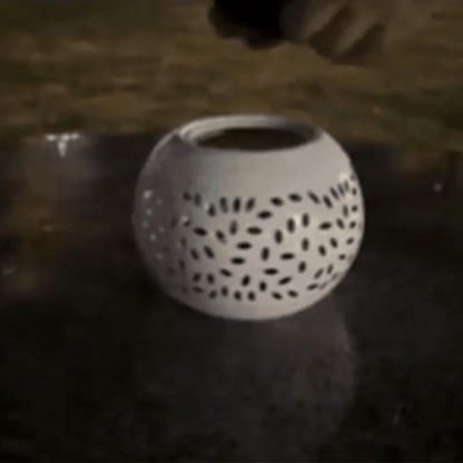 Solar LED Tischlampe Im Freien– Warmes Licht & stilvolle Deko