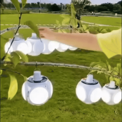 Solar-LED-Campinglaterne – Tragbare und wiederaufladbare Im Freien-Leuchte