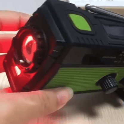 Solar-Handkurbel-Notfallradio mit Taschenlampe & Powerbank