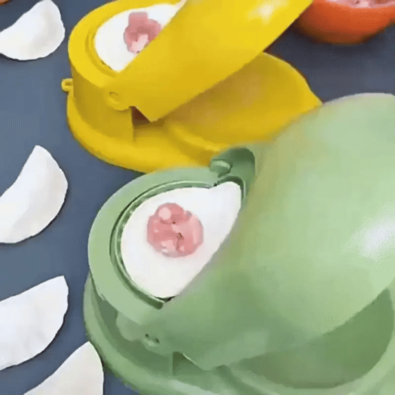 2-in-1 Dumpling Herstellerin– Perfekte Teigtaschen in Sekunden