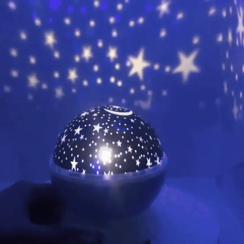 LED-Sternenprojektor-Nachtlicht – Rotierende Galaxienlampe