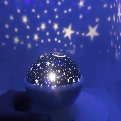 LED-Sternenprojektor-Nachtlicht – Rotierende Galaxienlampe