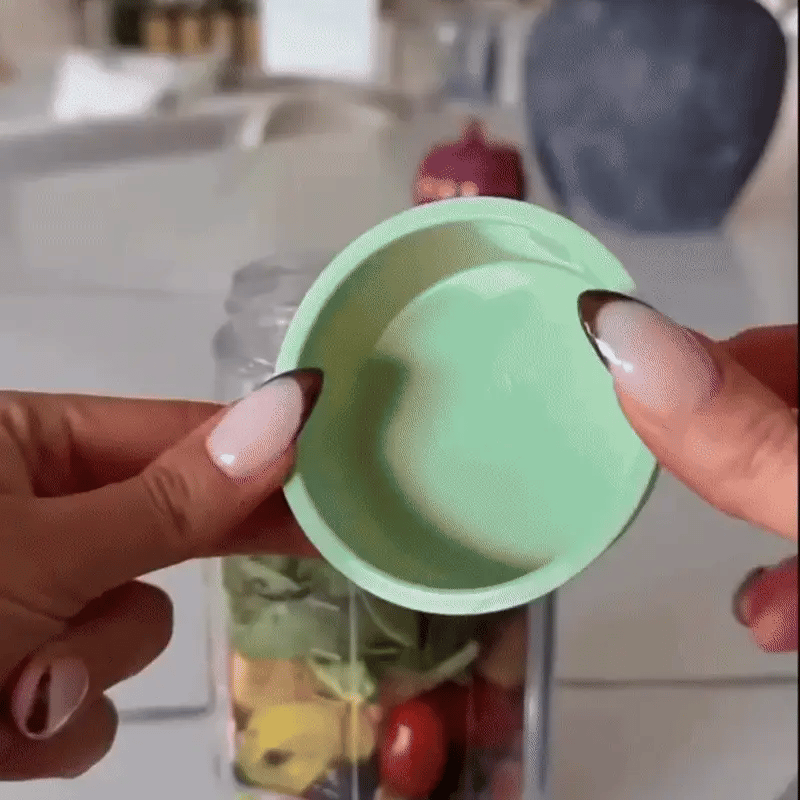 Portable Salad & Fruit Container – Auslaufsicher & Wiederverwendbar