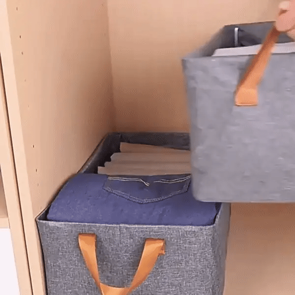 Faltbare Kleider Aufbewahrungsbox mit Griff – Mehr Platz im Zuhause