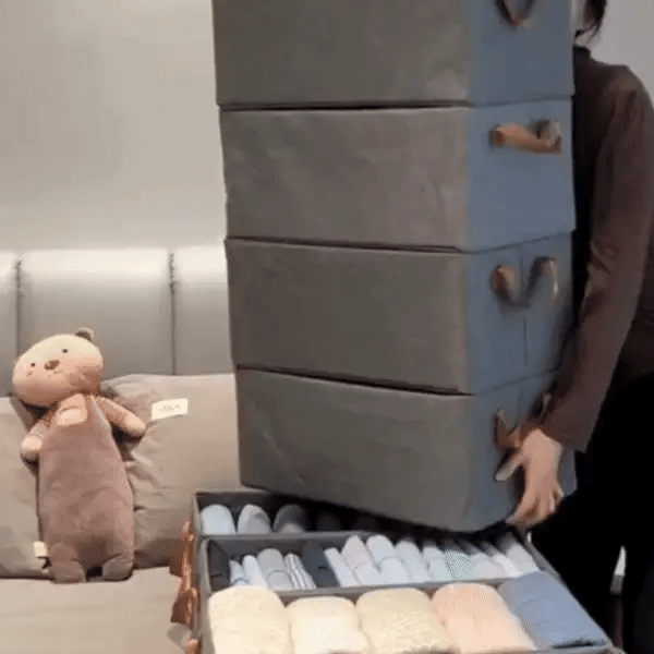 Faltbare Kleider Aufbewahrungsbox mit Griff – Mehr Platz im Zuhause