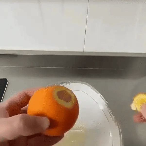 Portable Zitronenpresse mit Filter für frischen Saft