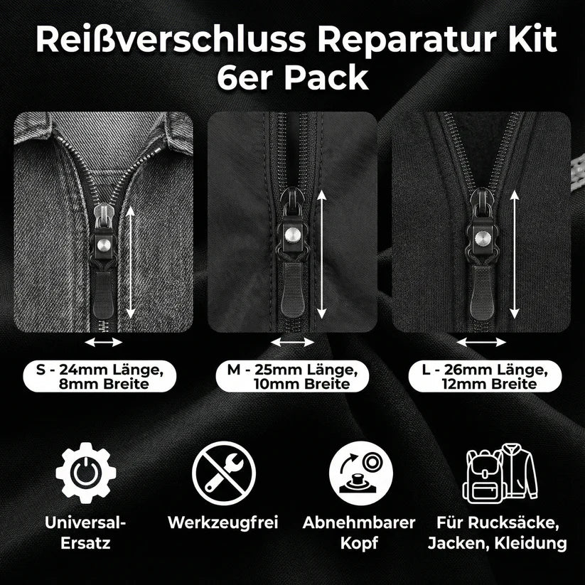 Reißverschluss Reparatur Set – Schnell & Einfach Fixen
